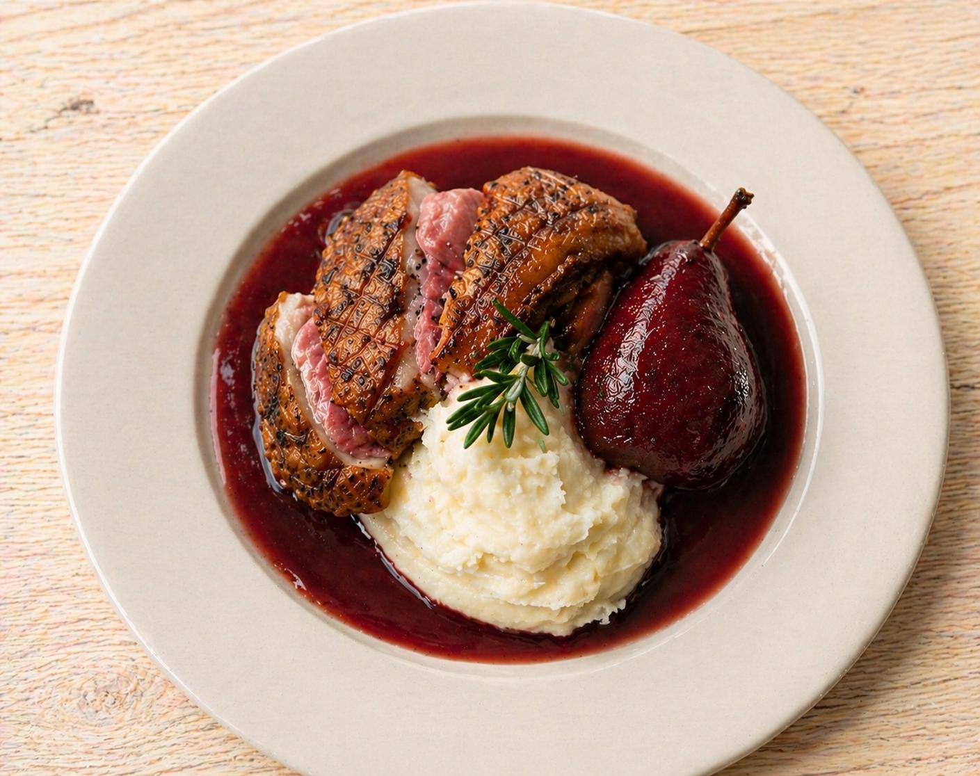 duckbreast at Osteria 106